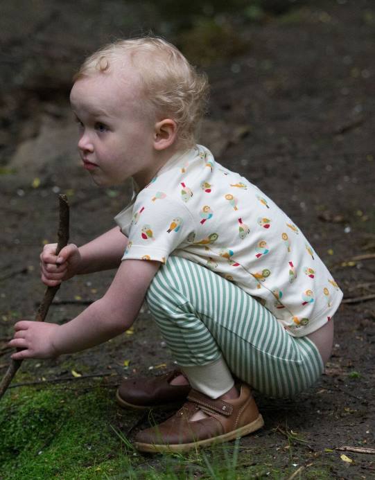 Monsoon أطفال مجموعة لعب وقميص طائر صغير من Little Green Radicals D68H1984 ملابس متعدد