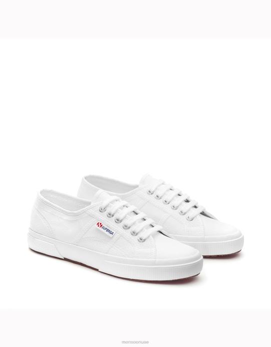 Monsoon نحيف حذاء Superga 2750 النباتي الكلاسيكي D68H1563 أحذية أبيض