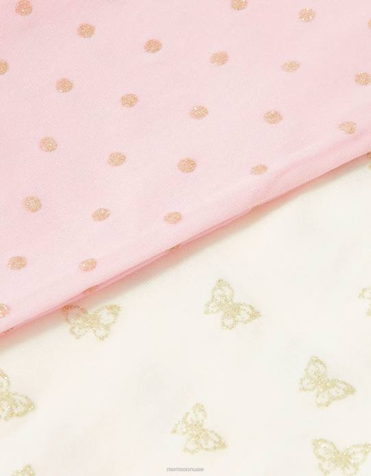 Monsoon بنت Twinset الجوارب الطباعة بريق D68H2596 ملحق متعدد