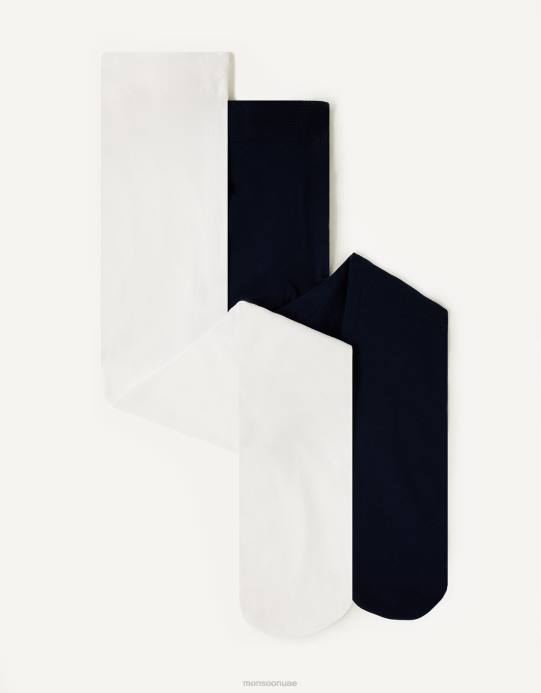 Monsoon بنت Twinset الجوارب النايلون عادي D68H2657 ملحق متعدد