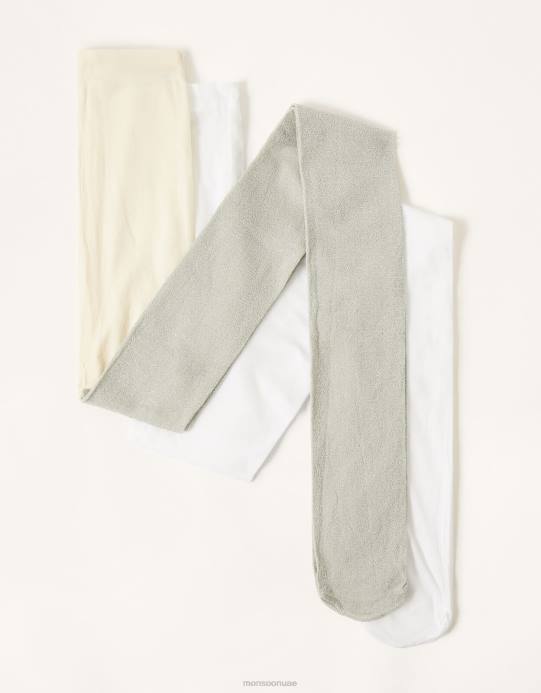 Monsoon بنت بريق الباروك التألق Twinset ضيق D68H2694 ملحق فضة