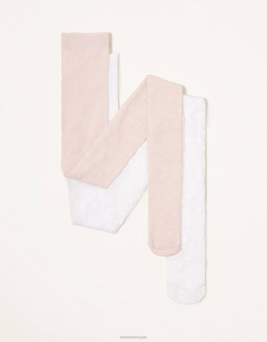 Monsoon بنت مجموعة Twinset ضيقة من الدانتيل الزهري D68H2702 ملحق متعدد