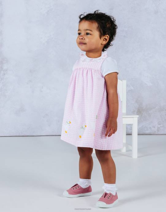 Monsoon أطفال هامبتون قماش البرقوق plimsolls الوردي D68H2809 أحذية الوردي (الوردي الداكن)