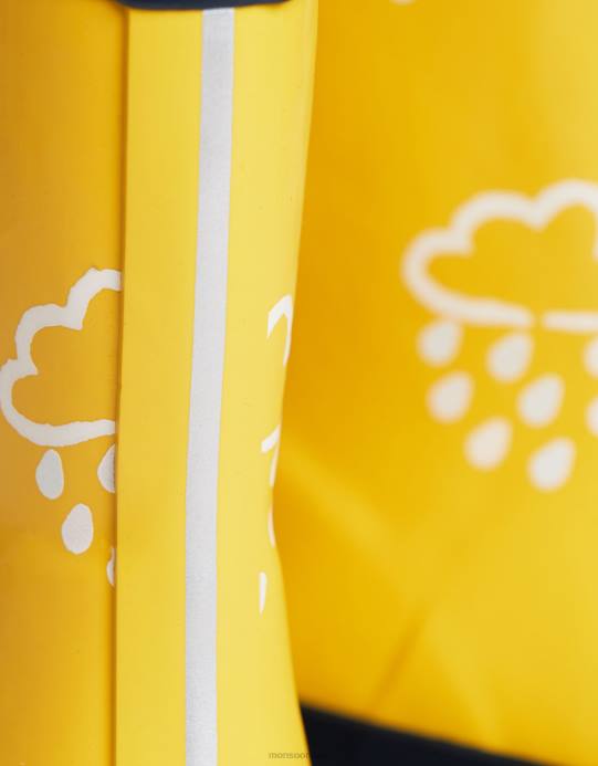 Monsoon أطفال لون العشب والهواء الذي يكشف عن اللون الأصفر D68H2400 أحذية أصفر