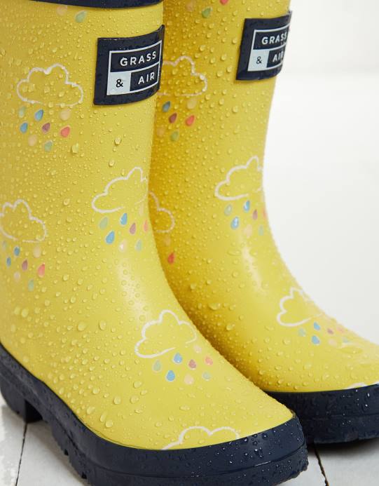 Monsoon أطفال ويليز جونيور كاشفة للألوان من العشب والهواء باللون الأصفر D68H2403 أحذية أصفر