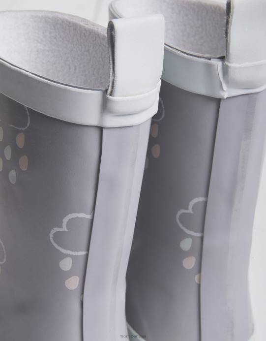 Monsoon أطفال لون العشب والهواء الذي يكشف عن اللون الرمادي D68H2406 أحذية رمادي